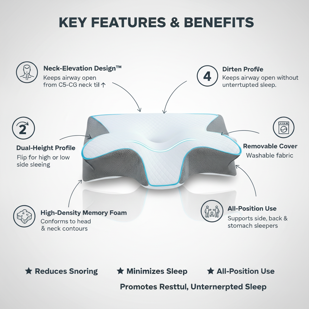 Velora OrthoPedic Sleep Pillow