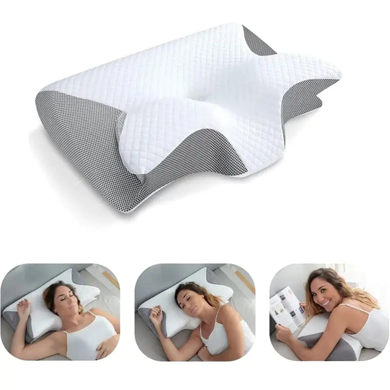Memory Foam Ergonomic Neck Pillow
