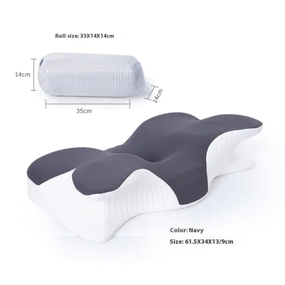 Memory Foam Ergonomic Neck Pillow
